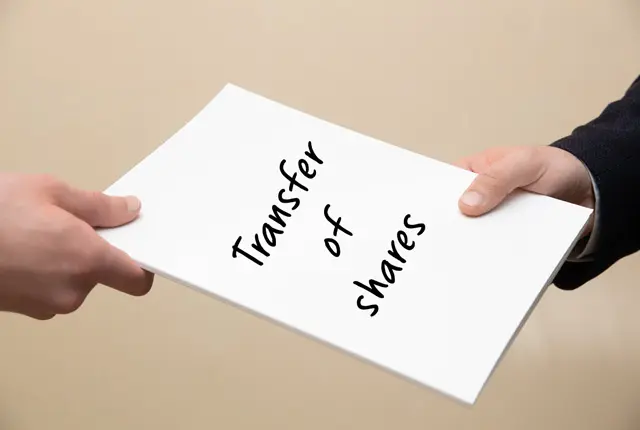 Transfer of shares