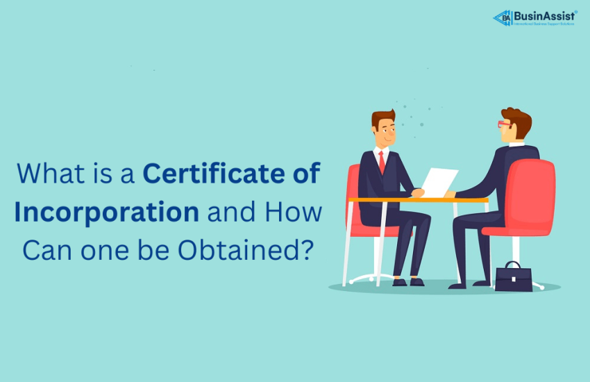 how to obtain certificate of incorporation