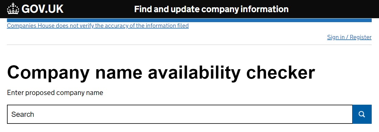 Company Name Availability Checker