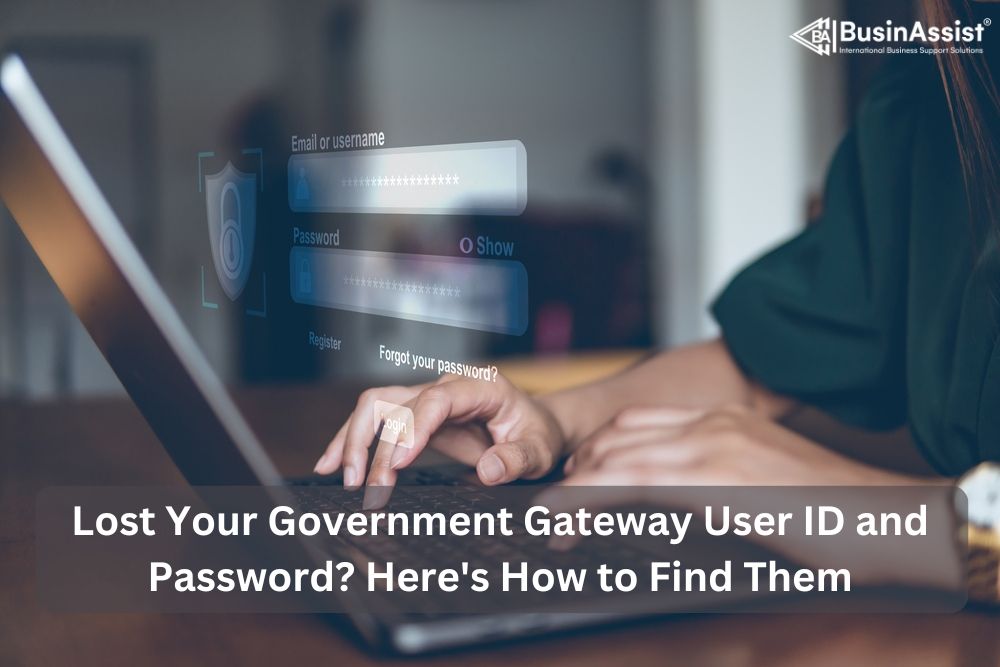 How do I Find my Government Gateway User Id and Password