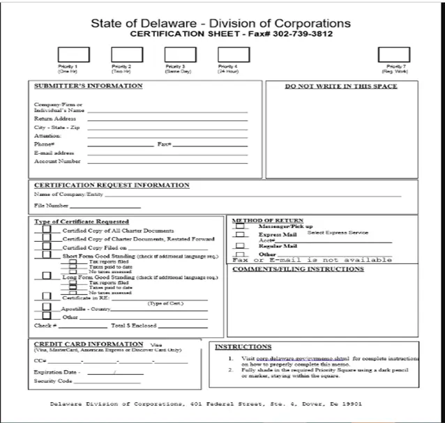 articles of incorporation look like