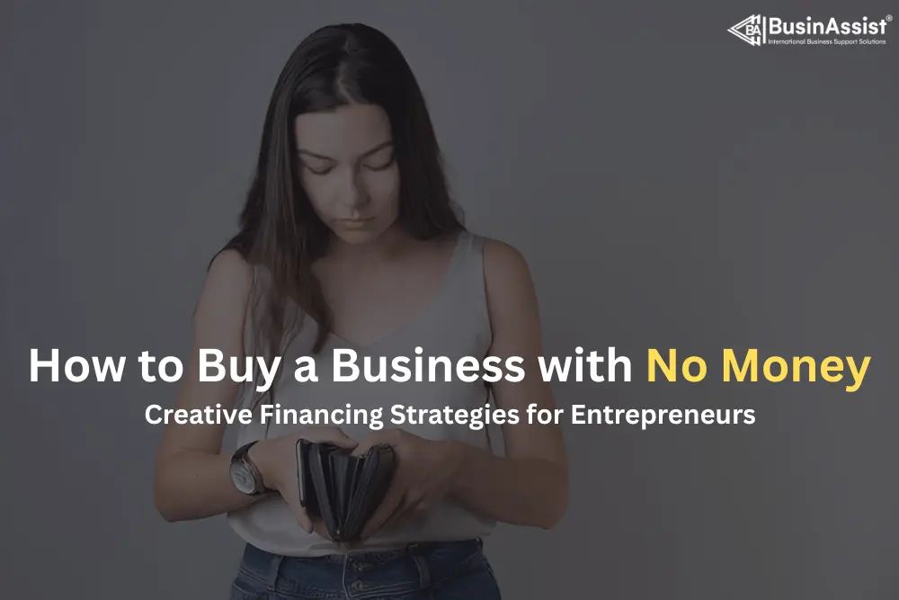 how to buy a business with no money uk
